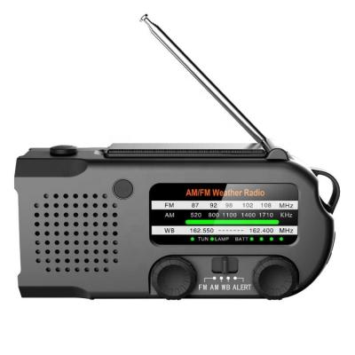 China Dynamo XSY-299 PORTABLE Emergency Weather Hand Crank Solar Powered Radio with Flashlight and AM/FM/WB Reading Light for sale