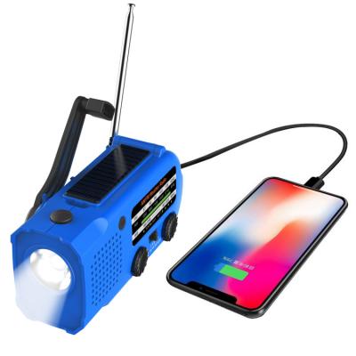 China XSY-299 PORTABLE Solar Hand Crank Protable Waterproof Radio with Flashflight USB and SOS for sale