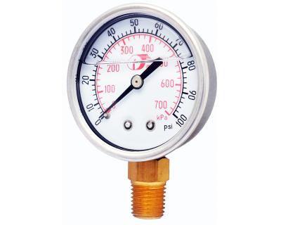 China Mainly used in petroleum industry 63mm chemical liquid filled pressure gauge in bar PSI for sale