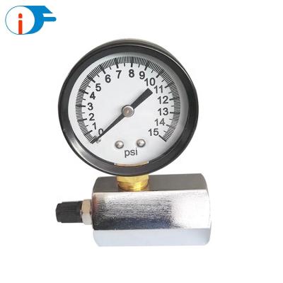 China Pressure Gauge For Gast Test Black Steel 2