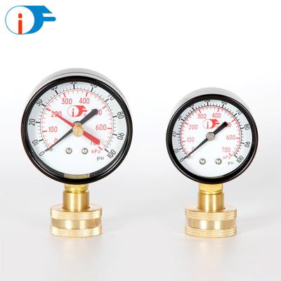 China Test Water Systems For Custom Leakage Needle Pressure Gauge Water Double Pressure Gauge for sale