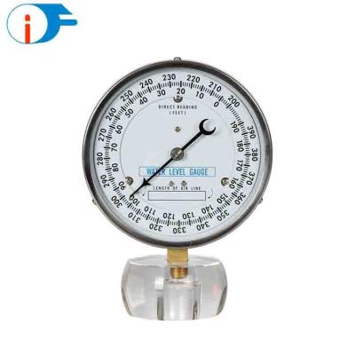 China Used to indicate the depth of water in a 4.5 inch water tank water level good pressure gauge for sale