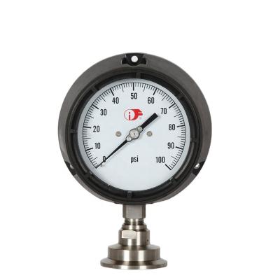 China Corrosion And Process Resistant Industrial Pressure Gauge Burn Pressure Gauge for sale