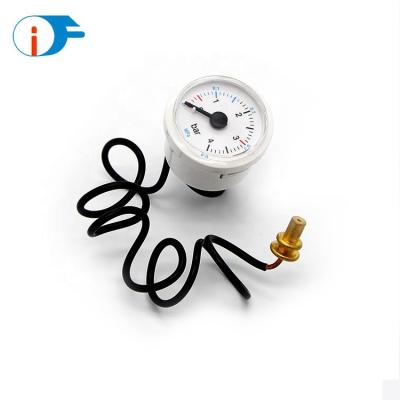 China Used For Boiler Capillary Copper Material Custom All Type Biogas Argon Gas Pressure Gauge for sale