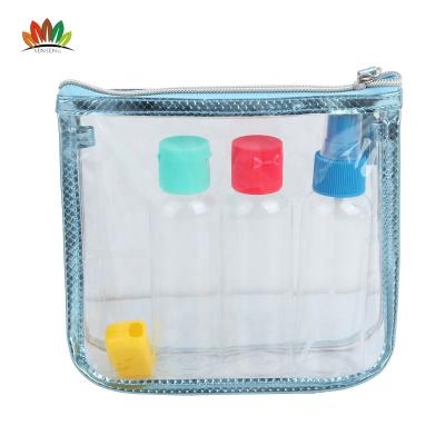 China Travel Travel Container Set Travel Bag with Toothbrush Holder, Plastic Spray Bottle, PVC Pouch for sale