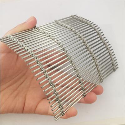 China Architectural Woven Decorative Plain Weave Wire Fabric Wire Mesh For Curtain Wall for sale