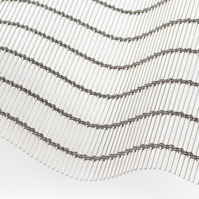 China Plain Weave Stainless Steel Cable Wire Metal Mesh For Balustrade for sale