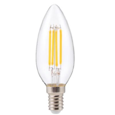 China E14 4w 220v 120v Edison Style Residential Glass Cover Led Filament Bulb Light Lamp for sale