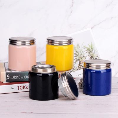 China Sustainable Wholesale Food Grade Stainless Steel Flask Insulated Thermos Food Jar , Jars For Food for sale