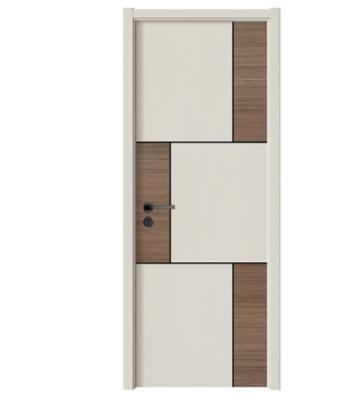 China Hdf Waterproof Interior Entry Door Suitable For School Hotel Bedroom Bamboo Wooden Door for sale