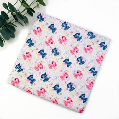 China Waterproof No MOQ Custom PUL Cloth Printed Diaper Cloth Fabric for sale