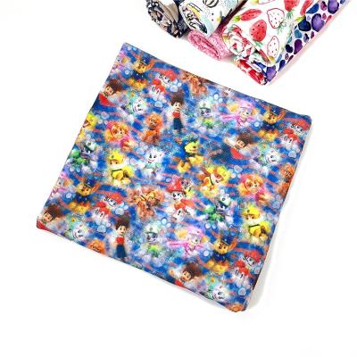 China Sustainable Digital Printing Polyester Liverpool Bullet Fabric For Baby for sale