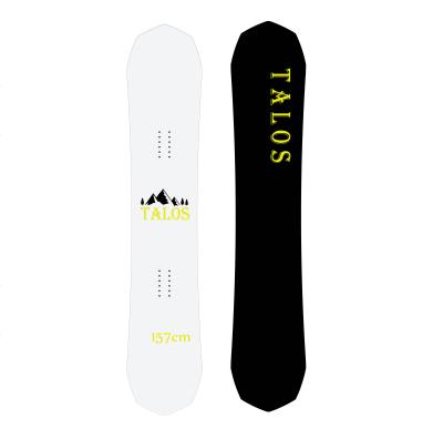 China Ski Equipment Wooden Custom Snowboard Poplar Core Fishtail Snowboard for sale