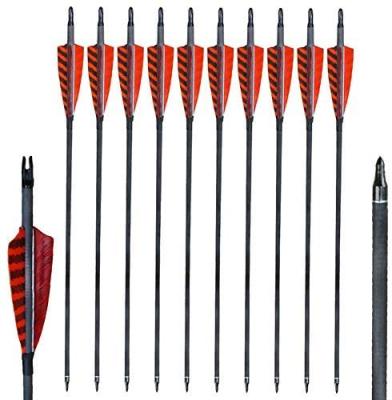 China TPU 12 Crossbow Carbon Fiber Arrows 3k Carbon Arrows Good Arrows for sale