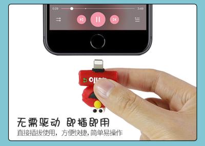 China Mobile Phone 2 In 1 Lightning Splitter Adapter Support Charging And Headphone for sale