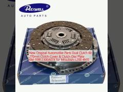 New Original Automotive Parts Dual Clutch Kit 270mm Clutch Cover & Clutch Disc Plate KM-119R 2300A074 for Mitsubishi L200 4N15