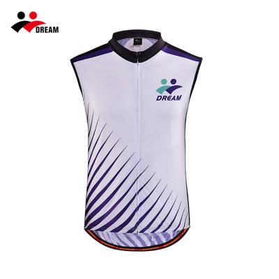 China Antibacterial Accept Custom Womens and Mens Cycling Sleeveless Tank Top for sale