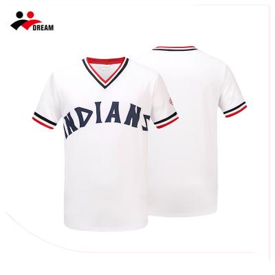 China Antibacterial custom white baseball tank top men sublimation print baseball tank top for sale for sale