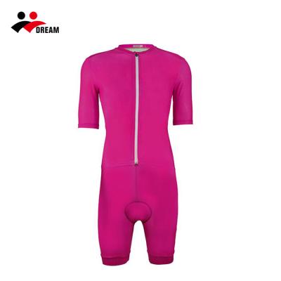 China Antibacterial Wholesale Comfortable Zipper Triathlon Tank Top Skin Cycling Suit for sale