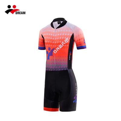 China Antibacterial DREAM SPORT Custom Printed Vintage Bike Clothes Cycling Tank Tops Cycling Shirt for sale