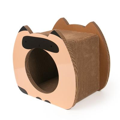 China Interactive Paper Cat Scratcher Cardboard Scratcher Couch of Cat Scratching Board Catnip Corrugated Wholesale Viable for sale