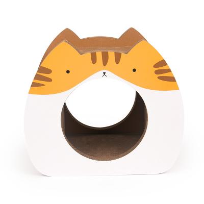 China Foldable Durable Recyclable Pet Cat Scratching Post Cardboard from Cat Scratcher Lounge Scratching Pads from Viable Factory for sale