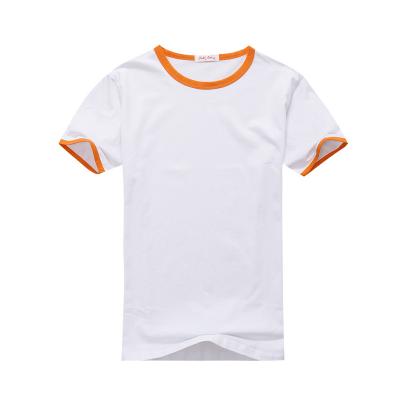 China QUICK DRY Custom Sublimation Mens Womens Kids Pullover Cotton T-shirt Cotton T-shirt Training Top Solid Top 100% Solid Top for sale