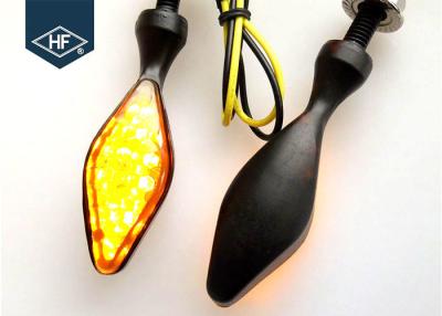 Chine La moto universelle de marché des accessoires de 2 PCS allume le métal Amber Black Blinkers de LED à vendre