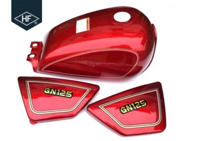 Chine Taille standard GN125 l'autre réservoir de carburant fait sur commande de moto du fer 9L de couleur de pièces de moto à vendre