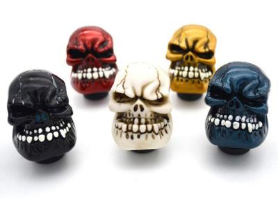 中国 13cm Aluminum Alloy Car Modified Parts OEM Skull Head Car Gear Knob 販売のため