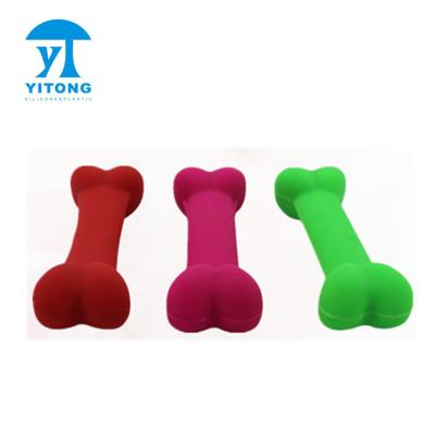 China Viable Wholesale High Quality Free Samples Silicone Rubber Funny Pet Toys For Dog for sale