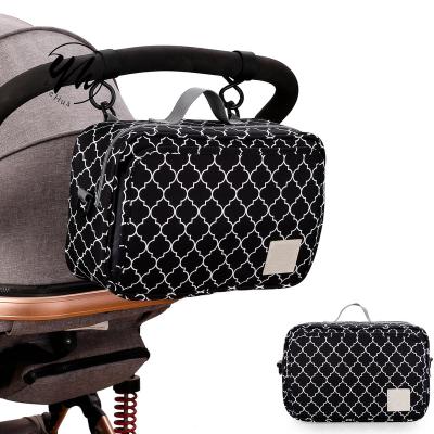 China Anti-theft Baby Stroller Organizer Portable Diaper Caddy Tote Baby Stroller Bag for Diapers Stroller Accessories Bag for sale