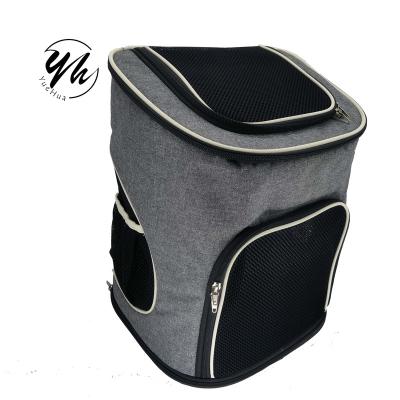 China Good Quality Price Breathable Pet Carrier Backpack Outdoor Dog Cat Travel Bag Puppy Carrier Bag for sale