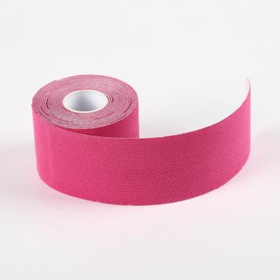 China Breathable Kinesiology Tape Eliminate Congestion To Reduce Inflammation Sports Cotton Pink Kinesiology Reflective Tape for sale