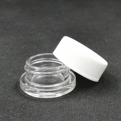 China 5ml Empty Glass Cosmetics Cream Glass Jars 5g Container With Child Resistant Cap for sale