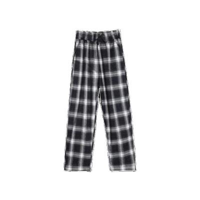 China Men Plaid Pants Autumn Winter Leisure Sports Breathable Trousers Cultivate His Morality Wide-legged Pants for sale