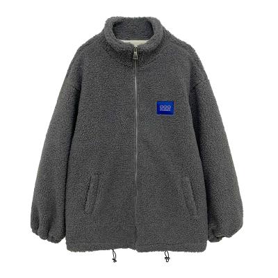 China Wholesale Winter Fashion 2021 Single Color Male Lambswool Women's Breathable Coats for sale