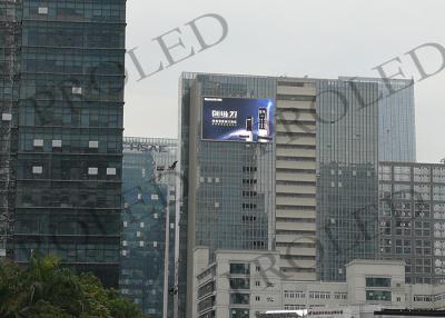 China Exposição conduzida eletrônica da construção alta, exposição conduzida externo com bom efeito da imagem à venda