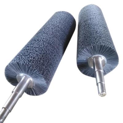 China Custom Wear-Resistance Abrasive Wire Brush Roller For Industrial Polishing And Grinding Wood Wire Drawing for sale