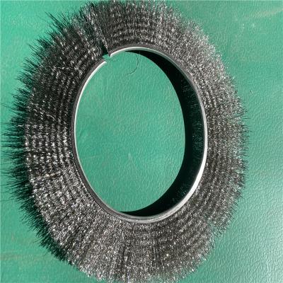 China Large Machine Horse Hair Polyester Nylon Nylon Brass Torsion Wheel Round Cylinder Spring Coil Spiral Cleaning Brush for sale