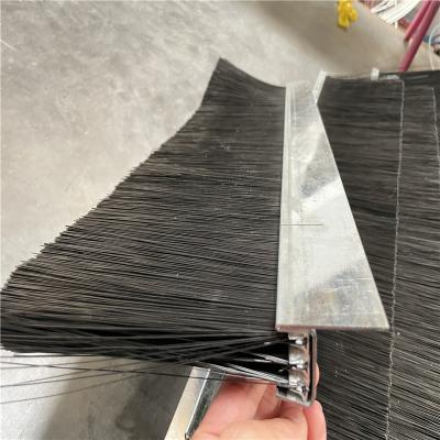 China Dust Sealed Dust Household Use Industrial And High Density Corrugated Nylon Wire Brush for sale