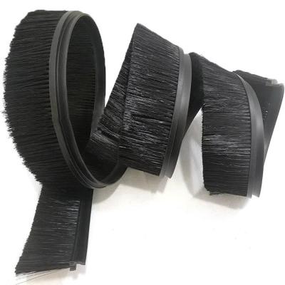 China Sealed Nylon Dust Door Bottom Sealing Strip Brush Cabinet Sealing Strip Car Anti-splash Windproof Brush for sale