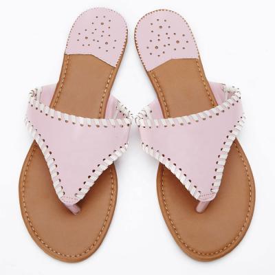 China Around 2019 new style high quality summer female flat sandals for sale