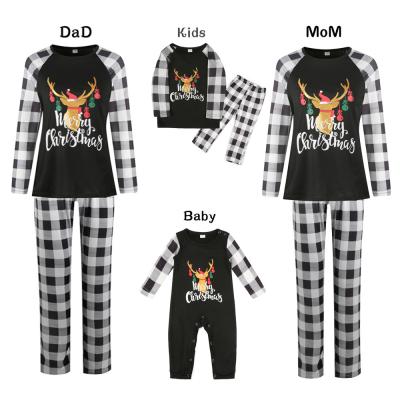 China New QUICK DRY Mommy and Me Loungewear Styles Christmas Family Pajamas Set for sale