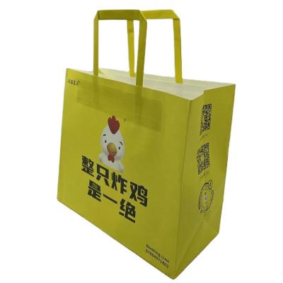 China Factory supply direct materials large bow creative custom cosmetics shopping bag recycled clothing paper bags for sale