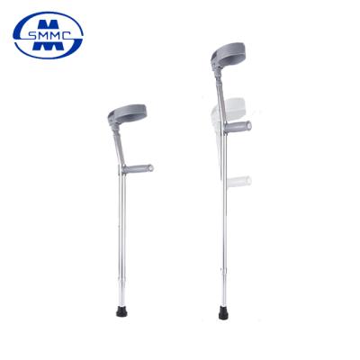 China Aluminum Alloy Warehouse Adjustable Elbow Aluminum Walking Stick In Stock for sale