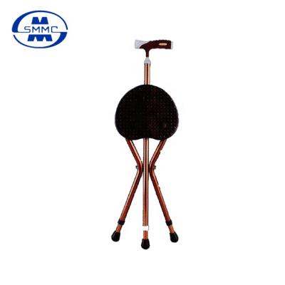 China High Quality Aluminum Alloy Walking Stick Adjustable Three Leg Stool for sale