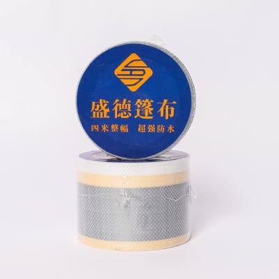 China Waterproof Industrial Pe Tarpaulin Patching Tape Tarpaulin Blue / Green Repair Tape for sale