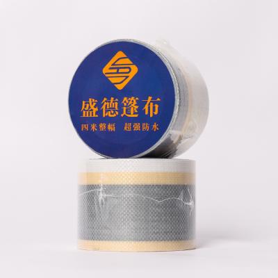 China Waterproof wholesale high viscosity high temperature tarpaulin repair tape pe tarpaulin tape for sale