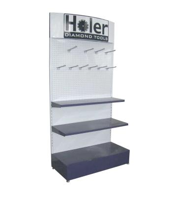 China Metal Shop Floor Tool Stand Machine Tools Display Rack Tools Display Rack for sale